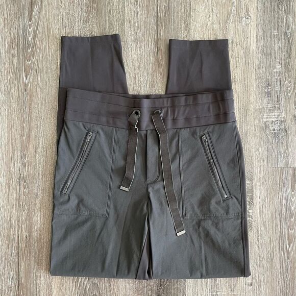 Athleta Headlands Hybrid Pant in Grey/Green - Size: 8 - Picture 4 of 8